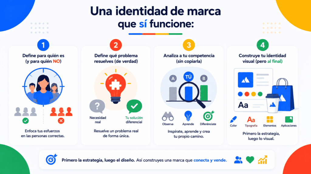 Proceso para construir una marca efectiva y conectada con el mercado.