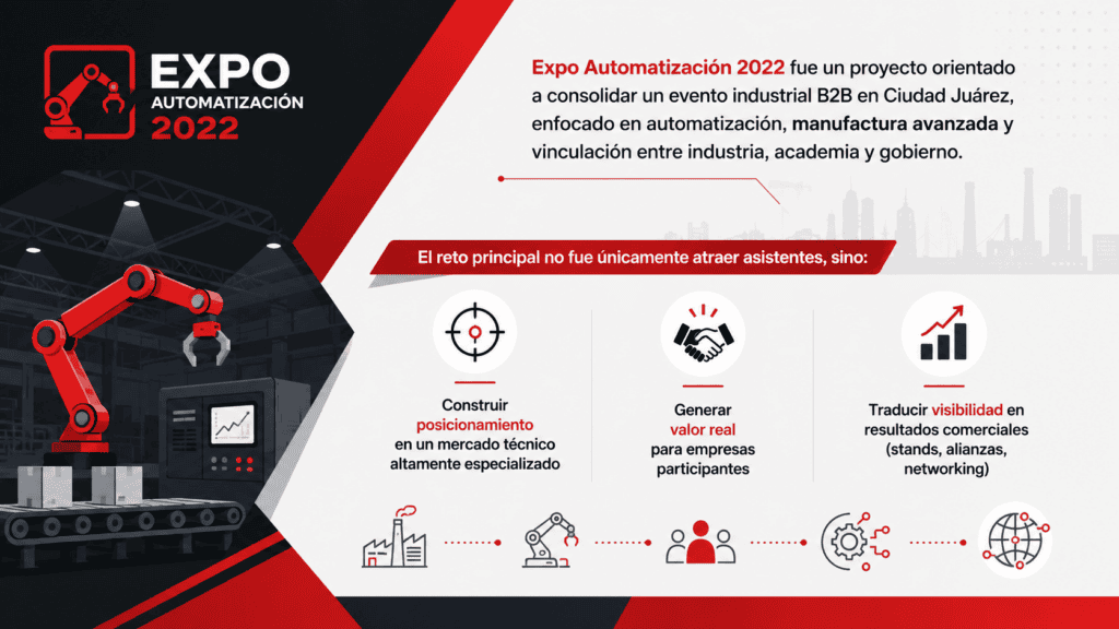 Robótica y automatización en Expo Automatización 2022 en Ciudad Juárez.