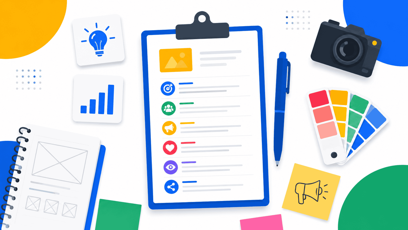 Diseño gráfico y estrategia creativa para proyectos innovadores.