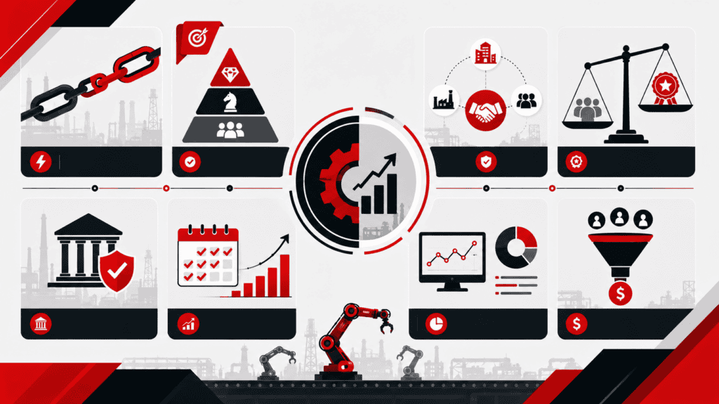 Infografía sobre automatización y manufactura inteligente en Expo 2022.