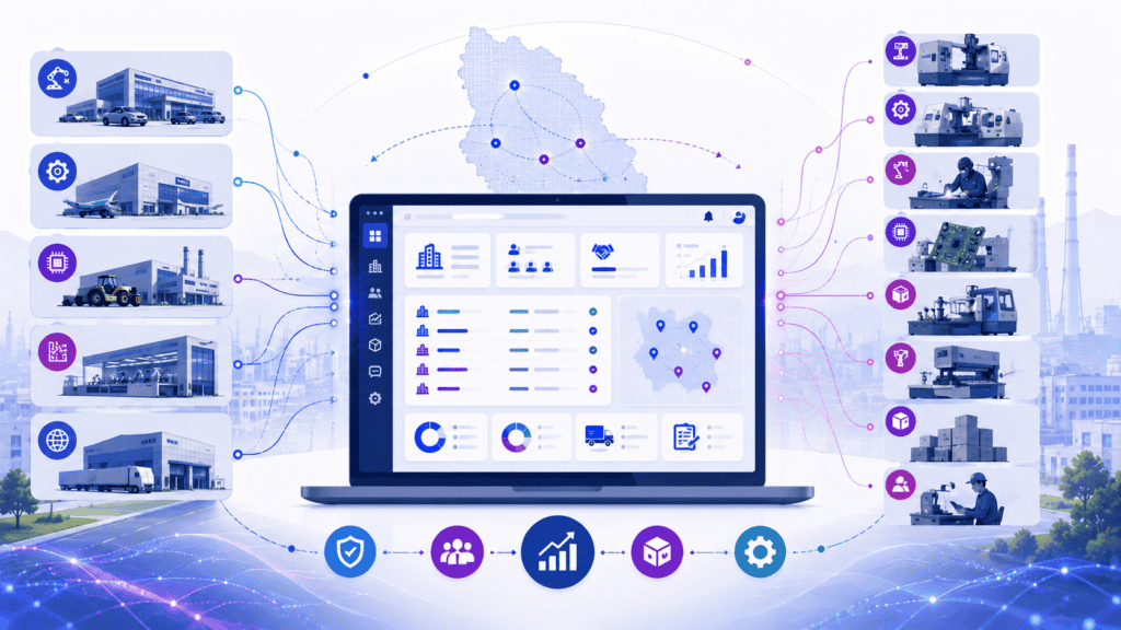 Sistema de gestión industrial con datos en tiempo real en Chihuahua.